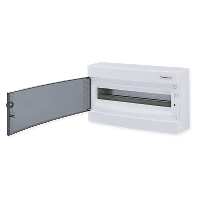 SURFACE MOUNTING 12 MODULES 1 ROW WHITE DOOR  -282N12CW