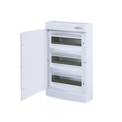 SURFACE MOUNTING 36 MODULES 3 ROWS WHITE DOOR  -282N36CW