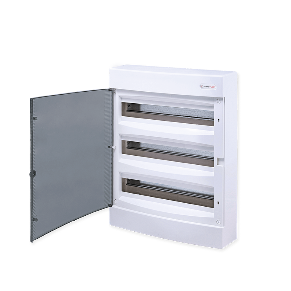 SURFACE MOUNTING 54 MODULES 3 ROWS TRANSPARENT  -282N3X18C