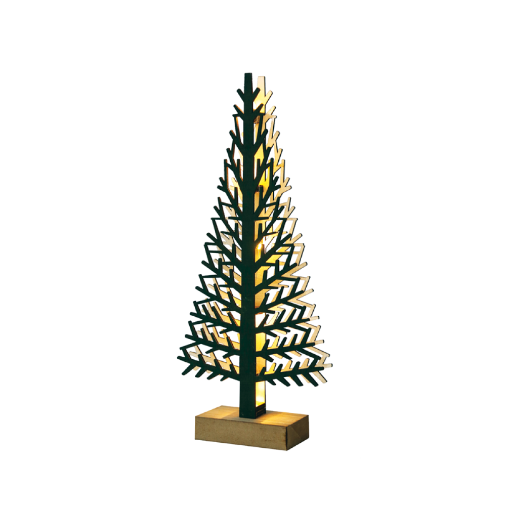 “WOODEN XMAS TREE LIGHT” ΠΡΑΣΙΝΟ ΔΕΝΤΡΟ-ΜΕΓΑΛΟ 10LED ΛΑΜΠΑΚ ΜΠΑΤΑΡ(2xAAA) ΘΕΡΜΟ ΛΕΥΚΟ IP20 21x5x47cm  -XTREGWW473A