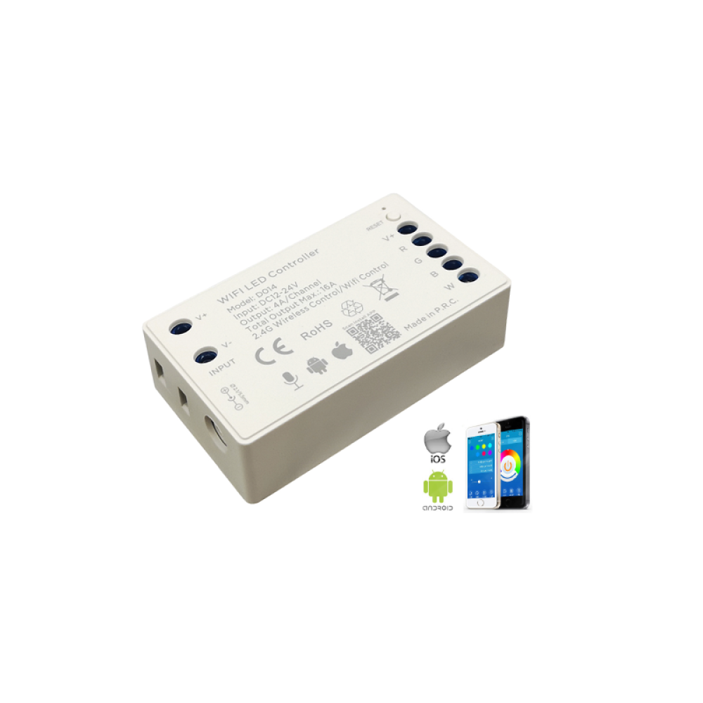 WIFI TUYA LED RGBW CONTROLLER 16A 192W/12V 384W/24V  -D144