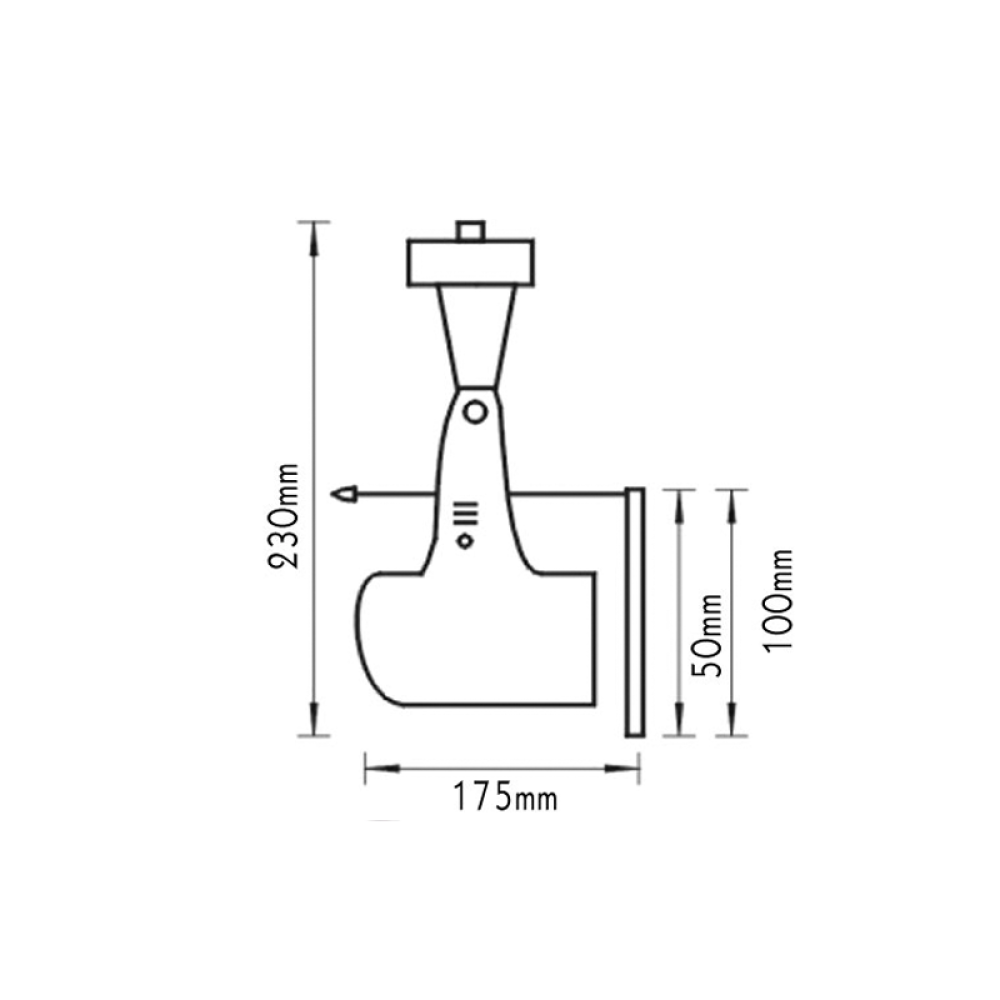 ΣΠΟΤ ΕΞΩΤΕΡΙΚΟ Ε27 PAR30 ΓΚΡ Μ  -AC.045XFST6