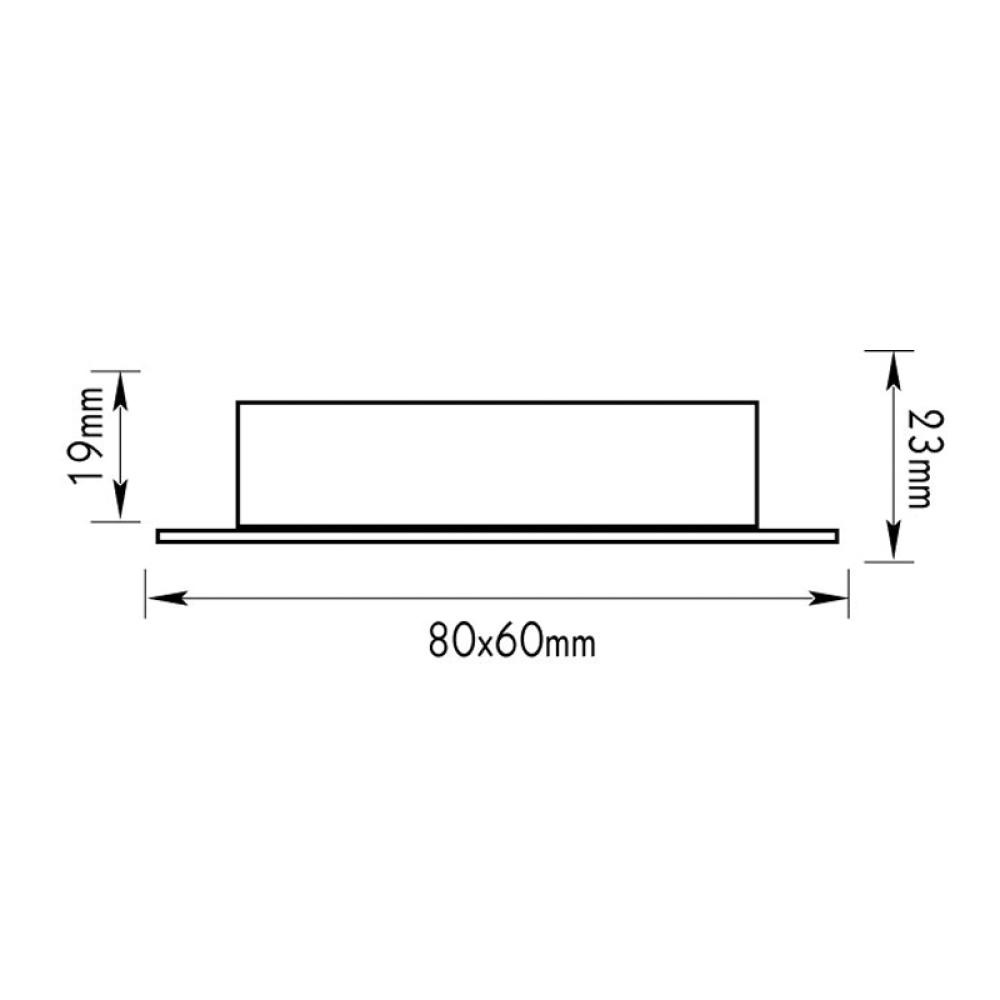 ΣΠΟΤ ΧΩΝ ΠΑΡ/ΜΟ 823 G4 ΝΙΚΕΛ ΜΑΤ  -BS823NM