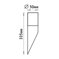 ΑΠΛΙΚΑ ΠΥΡΣΟΣ ΜΙΚΡΟΣ 9252 ΜΕ ΓΥΑΛΙ G6,3  -BS9252NMCP