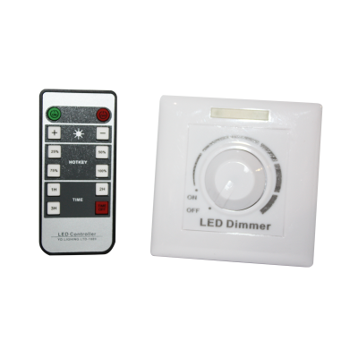 WALL LED TRIAC DIMMER 200W 220V AC & RF REMOTE  -DIMMER220