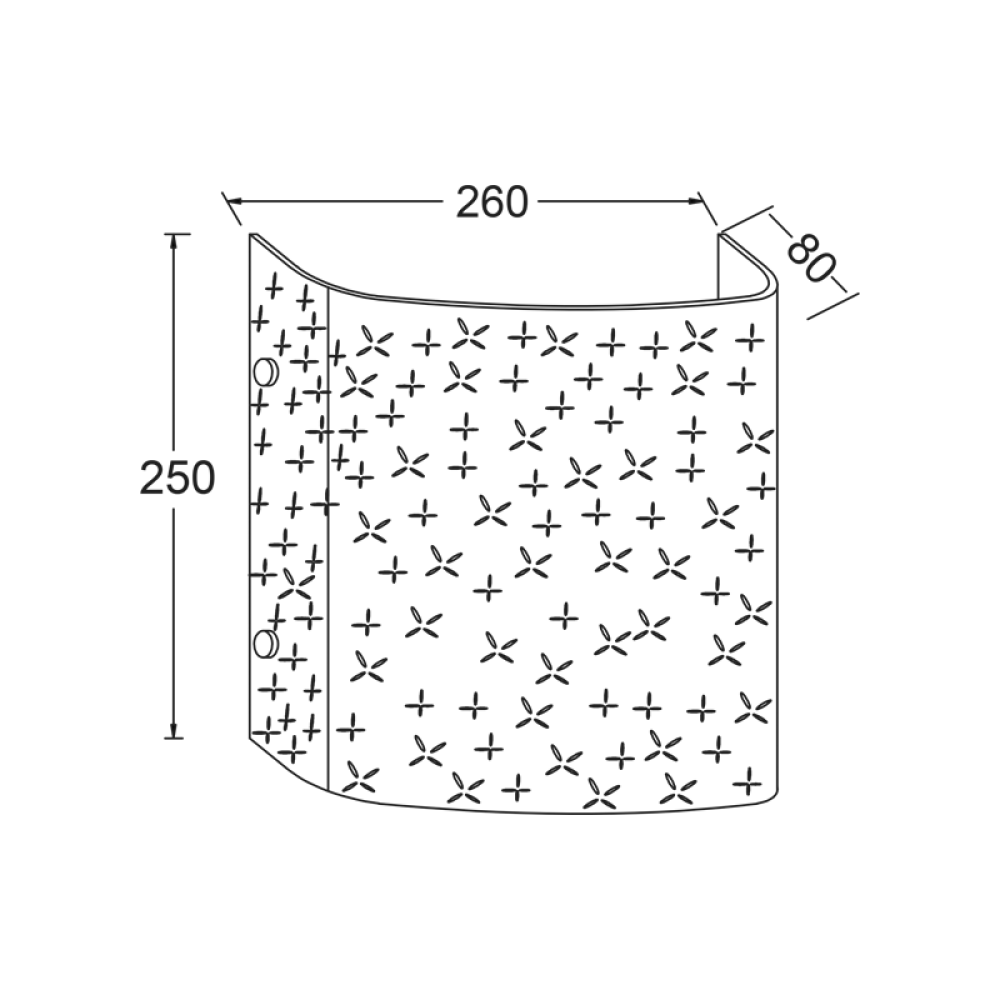 Απλίκα Τοίχου SCILLA DL0831RC