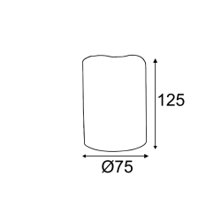 Φανάρι με Λευκό Κερί F0711515