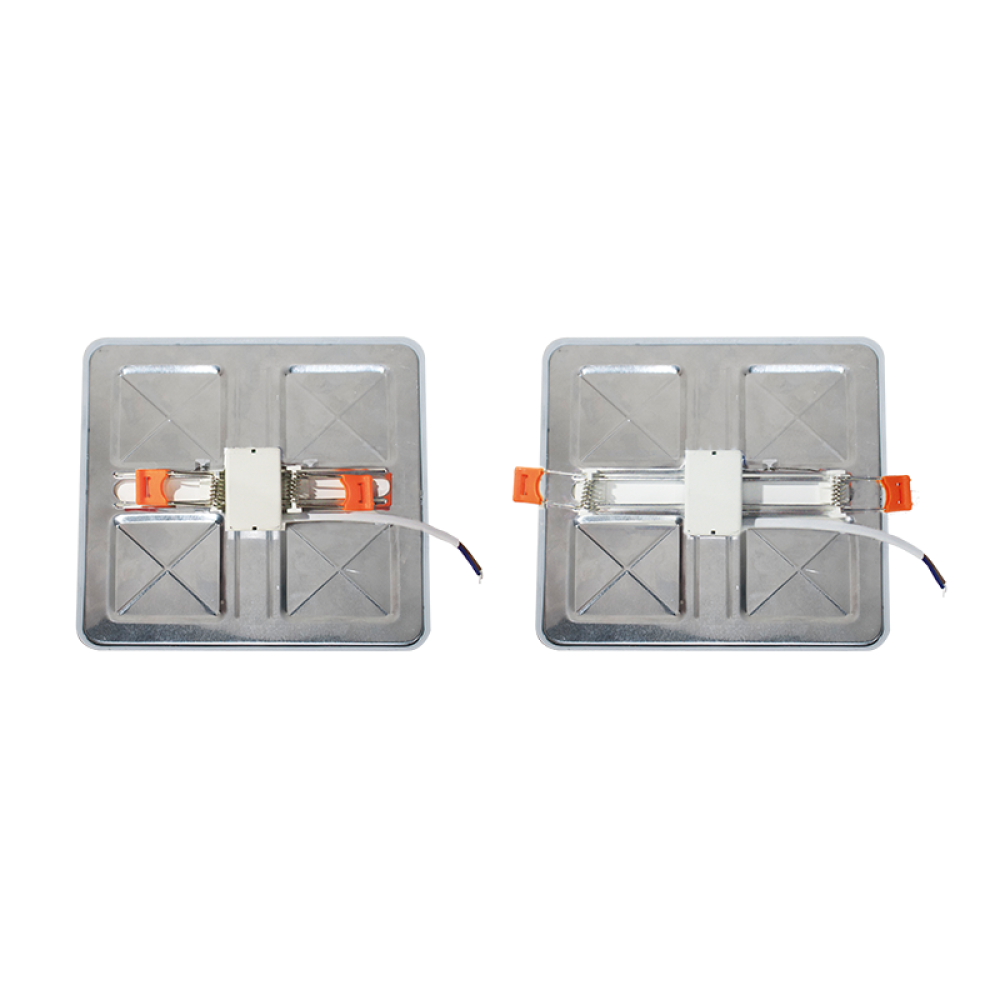 FLEXIBLE W SQUARE LED SLIM PANEL 9W 4000K 710Lm 230V Φ50-100 120° Ra80  -FLEXI940SW