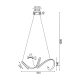 Φωτιστικό Οροφής LED CLEO HM91LEDP64WH