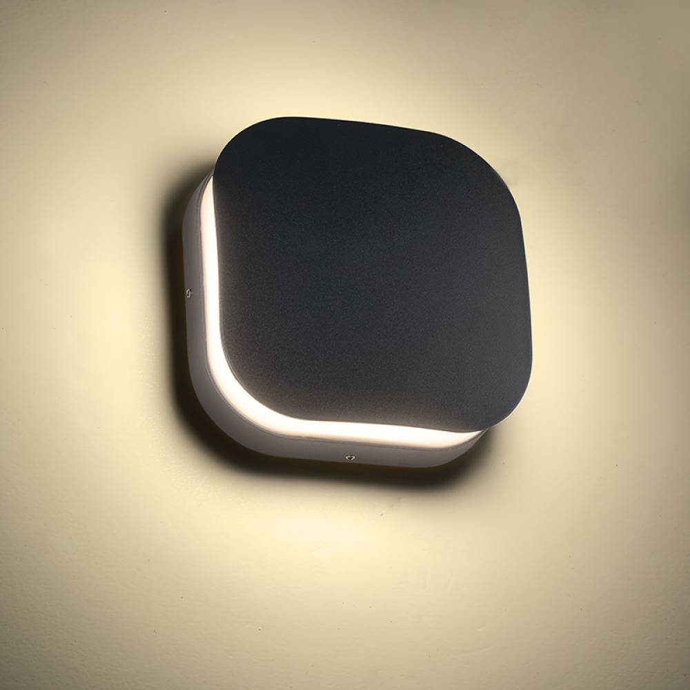 Φωτιστικό Τοίχου LED Fabio Σκούρο Γκρι​ LG3862G