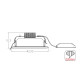 NETTO Φ/Σ ΧΩΝ. ΟΡΟΦ. 20W 2700K 44LEDs EPISTAR 1870Lm IP44 SMD5730  -LUM2027S