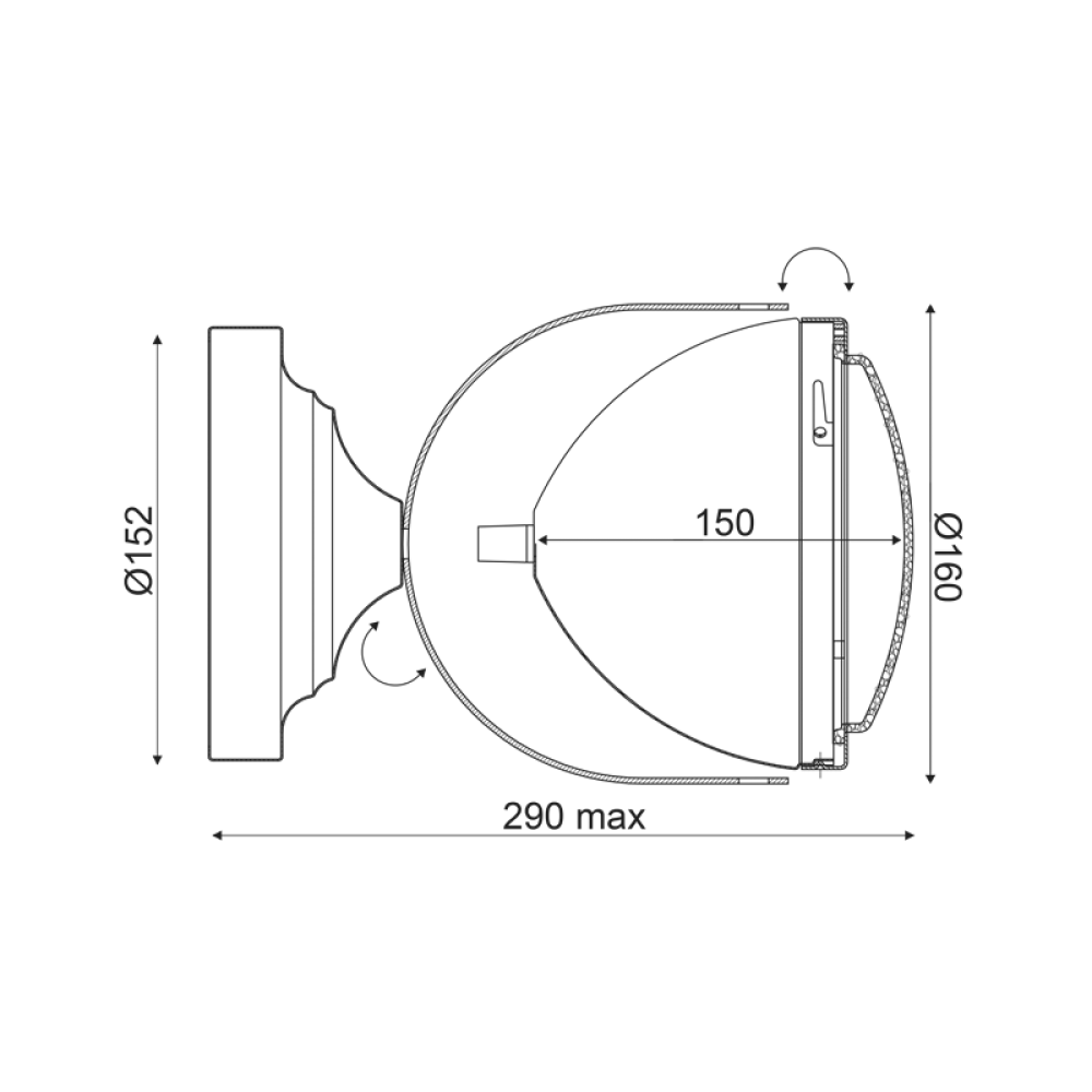 Απλίκα Τοίχου HARLEY ML306131WBK