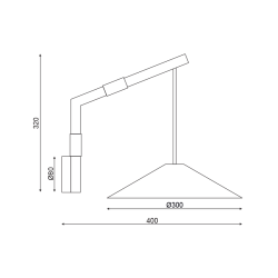 Κρεμαστό Φωτιστικό NETTO NAIROBI MQ13P136WW