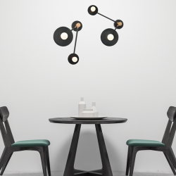 Φωτιστικό Τοίχου Δίφωτο CLOCK OD742W74BM 