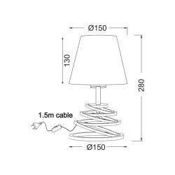 Πορτατίφ LAGOS OYD10134WTL1