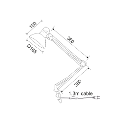 Φωτιστικό Πορτατίφ PENNA SF606BS