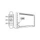 USB TV LED SMD STRIP KIT RGB 2X50CM 2X2.4W IP65 WITH WIRE BUTTON CONTROLLER  -TVLIT