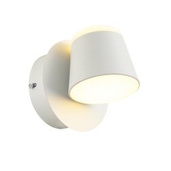 ^ΕΠΙΤΟΙΧΟ Φ/Σ LED 8W 3000K 640LM ΛΕΥΚΟ ΜΕΤ/ΚΟ 12X12X13CM LUCIDO  -V83LEDW13WH
