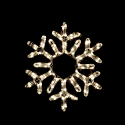 ^ "SNOWFLAKE" 96 LED ΣΧΕΔΙΟ 4m ΜΟΝΟΚΑΝΑΛ ΦΩΤΟΣΩΛ ΘΕΡΜΟ ΛΕΥΚΟ IP44 38cm 1.5m ΚΑΛΩΔ  -XSNOWALEDWW38