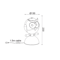 Επιτραπέζιο Φωτιστικό KOKKA ZN160201TBL
