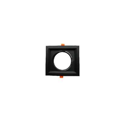 Χωνευτή Κονσόλα Οροφής Μαύρη Ρυθμιζόμενη Γωνία Φωτισμού XMQAR1B