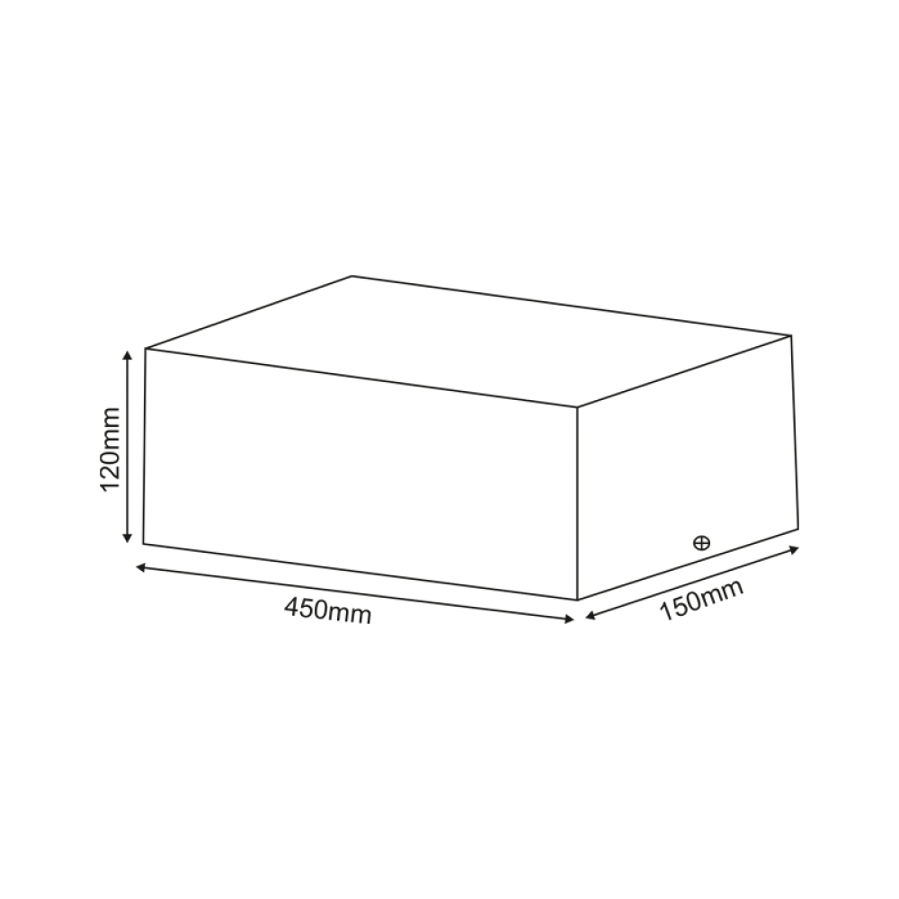 Τριπλή Κονσόλα Οροφής Μαύρη Ρυθμιζόμενη Γωνία Φωτισμού MCDAR3B