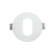 Χωνευτό Σποτ Οροφής Στρόγγυλο Λευκό BS618W