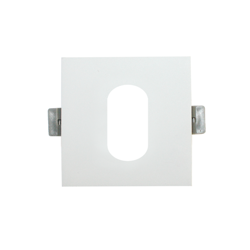 Χωνευτό Σποτ Οροφής Τετράγωνο Λευκό BS617W