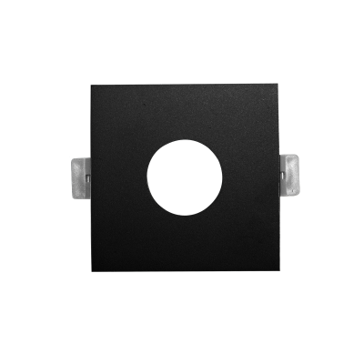 Χωνευτό Σποτ Οροφής Τετράγωνο Μαύρο BS619B