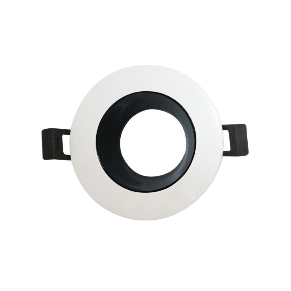 Χωνευτό Σποτ Στρογγυλό Λευκό Μαύρο GLGU1WB