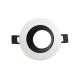 Χωνευτό Σποτ Στρογγυλό Λευκό Μαύρο GLGU1WB