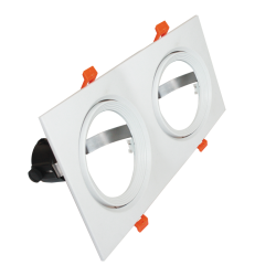 Διπλή Χωνευτή Κονσόλα Οροφής Λευκή Ρυθμιζόμενη XMSAR2W