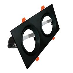 Διπλή Χωνευτή Κονσόλα Οροφής Μαύρη Ρυθμιζόμενη XMSAR2B