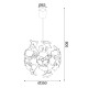 Κρεμαστό Παιδικό Φωτιστικό SPACE MD160224SP