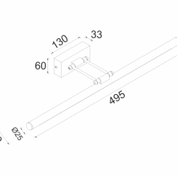 Φωτιστικό Τοίχου LED RIO PN10LEDW50CH