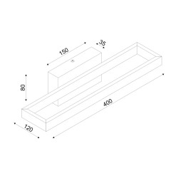 Φωτιστικό Τοίχου LED AELIA PN30LEDW40BK