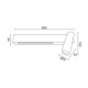 Φωτιστικό Τοίχου HERMES SF2110LEDBKR