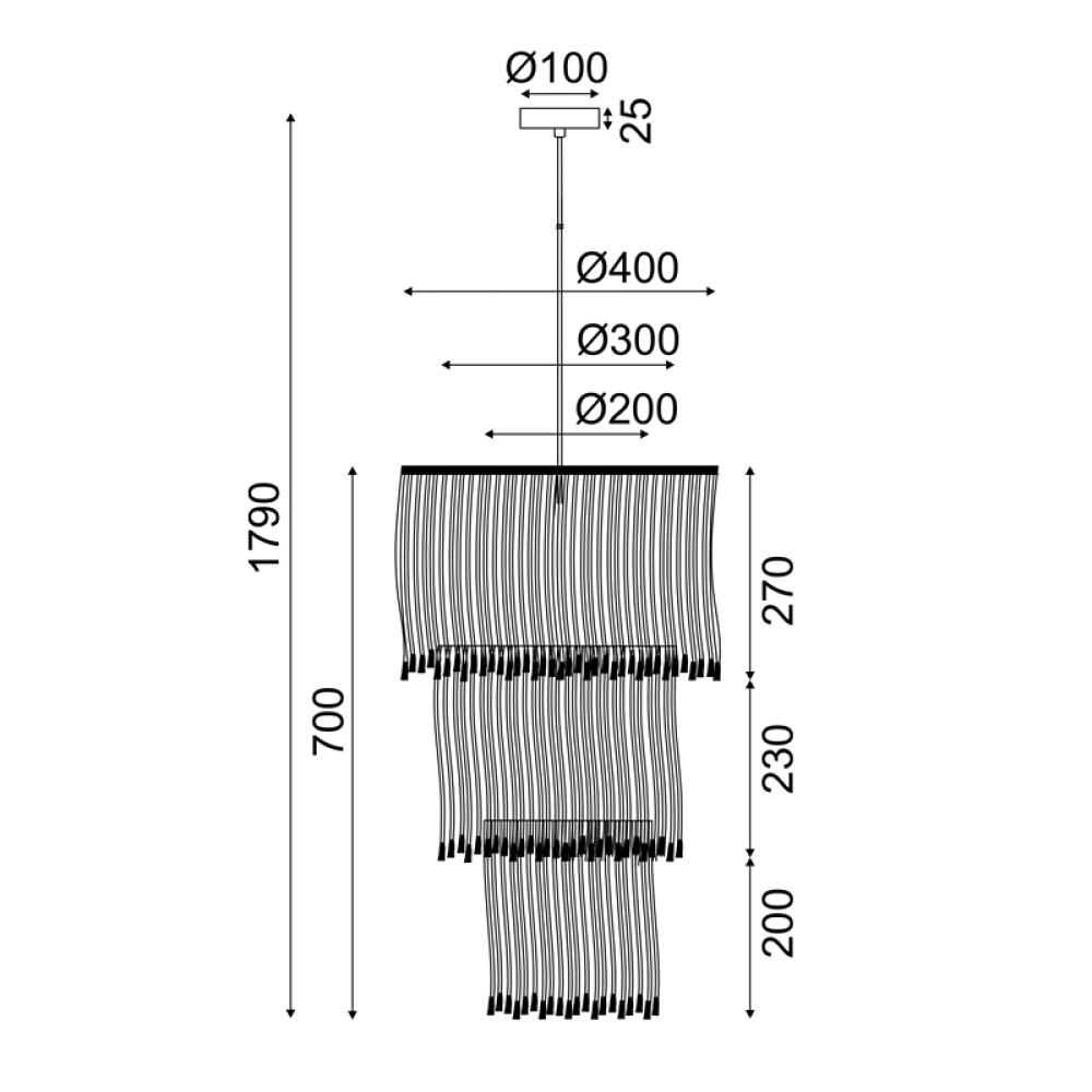 Κρεμαστό Φωτιστικό THASSOS TF20261P
