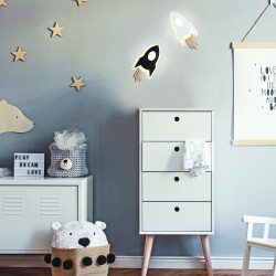 Επιτοίχιο LED Φωτιστικό NASA ZM21005WBK 