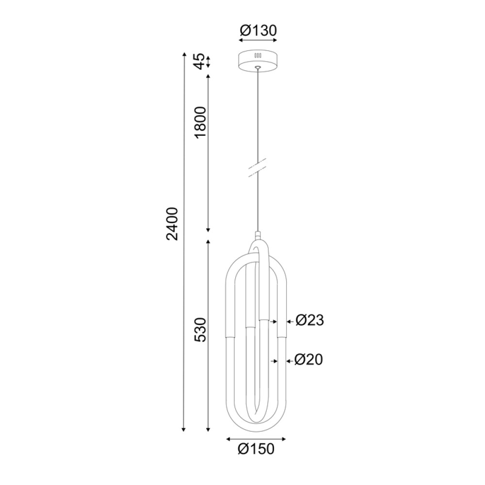 Φωτιστικό Οροφής LED VENUS ZM33LEDP15CH