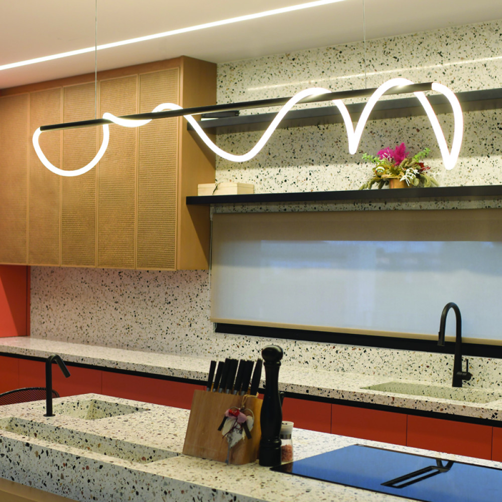 Φωτιστικό Οροφής LED KYMA ZM36LEDP190BK