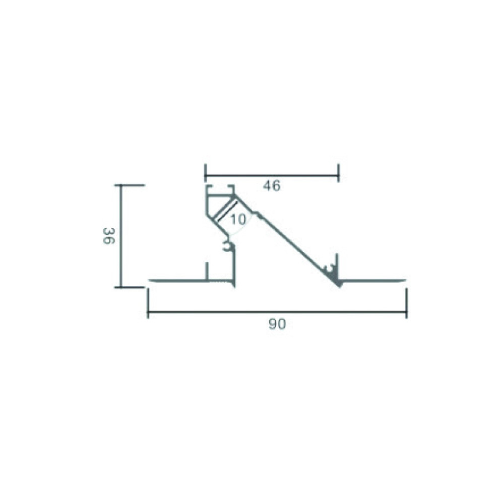 Προφίλ Αλουμινίου SLID P136U