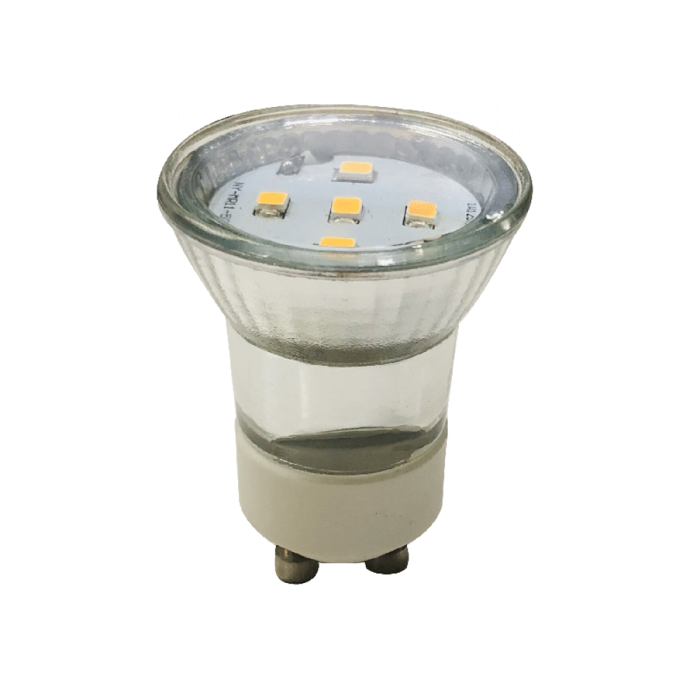 LED SMD GU10 MINI 3W 3000K 230V AC 260LM RA80 30000H 120° GLASS  -GU1028353WW