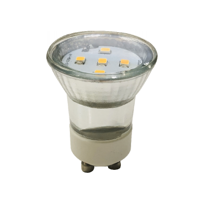 LED SMD GU10 MINI 3W 4000K 230V AC 270LM RA80 30000H 120° GLASS  -GU1028353NW
