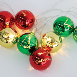 Φωτεινή Γιρλάντα "XMAS Plastic Ball" 10LED X07101162 Φωτεινή Γιρλάντα "XMAS Plastic Ball" 10LED X07101162