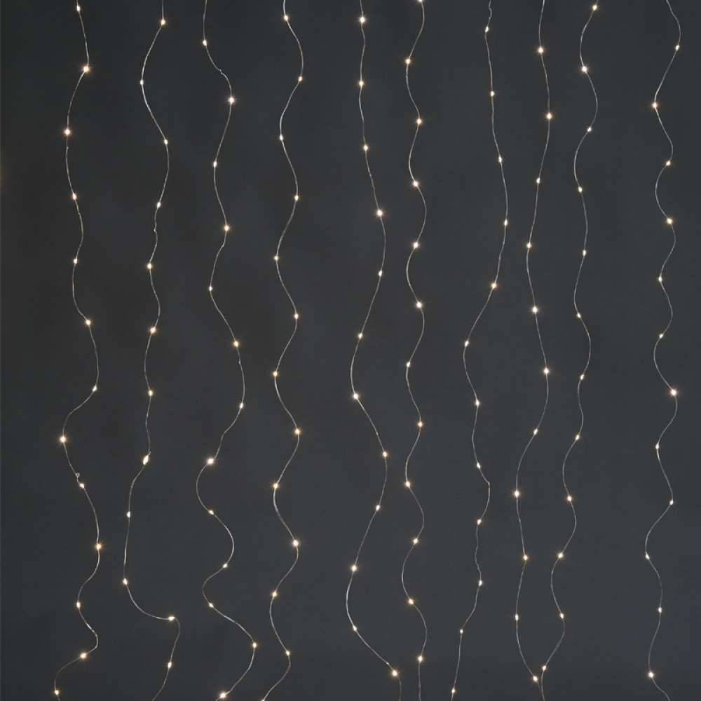 400 LED ΛΑΜΠΑΚ ΚΟΥΡΤΙΝΑ ΘΕΡΜΟ ΛΕΥΚ ΑΣΗΜΙ ΚΑΛΩΔΙΟ ΧΑΛΚΟΥ&USB ΑΝΤΑΠΤ+ΤΗΛΕΚΟΝΤΡΟΛ 20LEDx20ΣΕΙΡ 2x2m+3m  -X0140011712