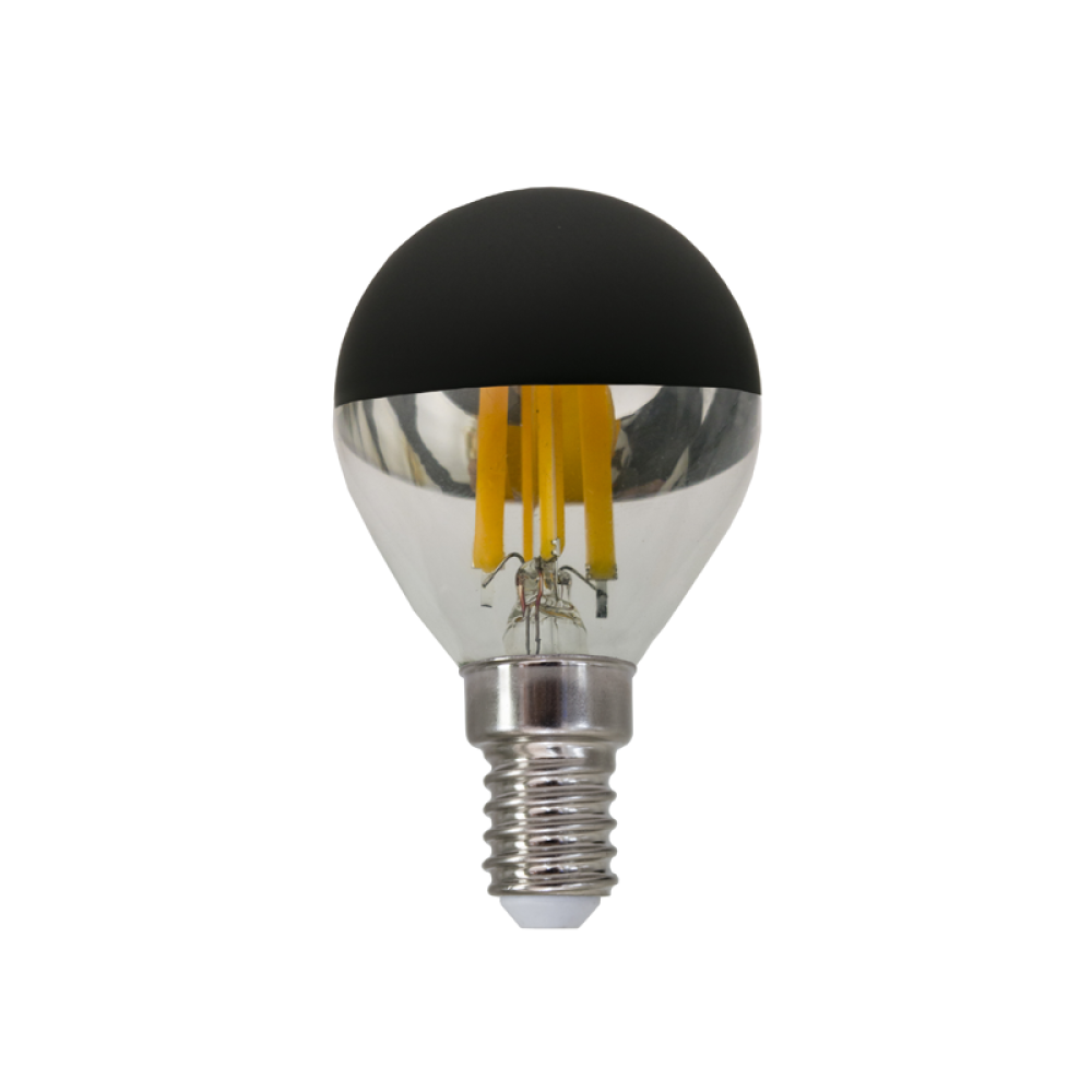 LED FILAMENT E14 DIM G45 BLACK 5W 2700K 230V AC 620LM RA80 30000H 180°  -BOVA5WWDIMB