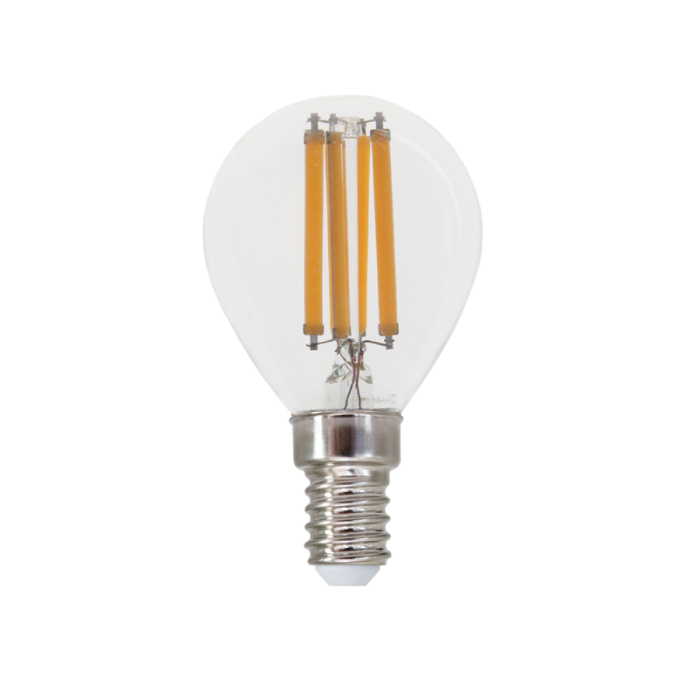 LED FILAMENT E14 G45 6W 4000K 230V AC 770LM RA80 30000H 360°  -BOVA6NW