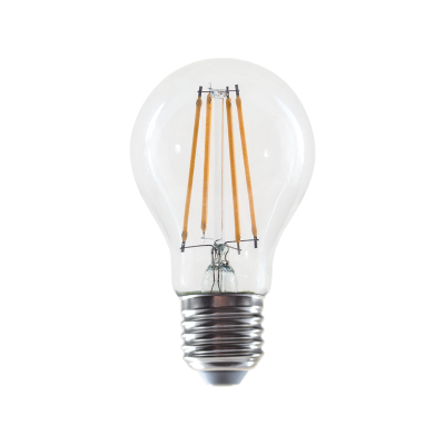 LED FILAMENT E27 DIM A60 8W 2700K 230V AC 980LM RA80 30000H 360°  -ELIOR8WWDIM