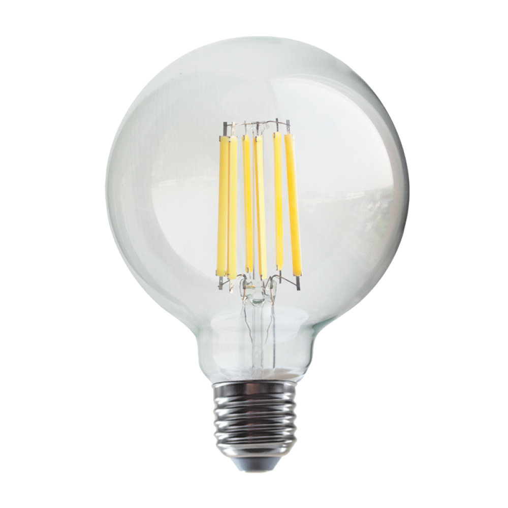 LED FILAMENT E27 G95 12W 2700K 230V AC 1540LM RA80 30000H 360°  -PALA9512WW